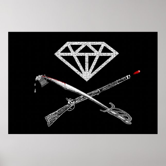 Poster Sinalizador de Regra de Diamond (Frente)