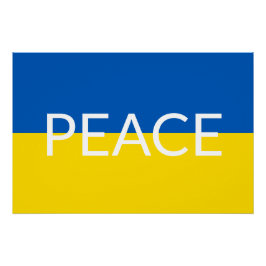 Pôster Sinalizador de texto personalizado amarelo azul-az