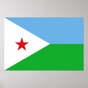 Poster Sinalizador Djibouti