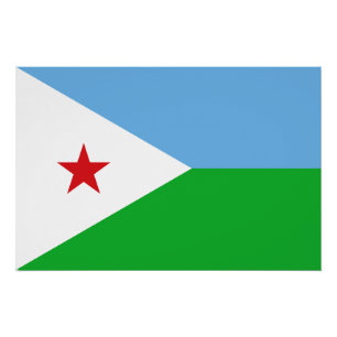 Pôster Sinalizador Djibouti