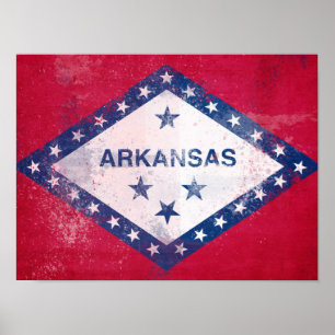 Poster Sinalizador do Arkansas em destaque
