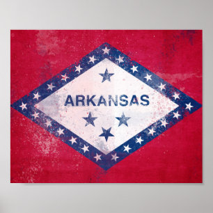 Poster Sinalizador do Arkansas em destaque