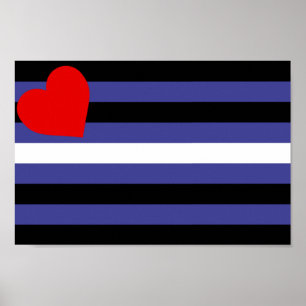 Poster Sinalizador do Orgulho de Couro