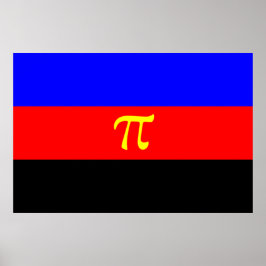 Poster Sinalizador do Orgulho Polimário