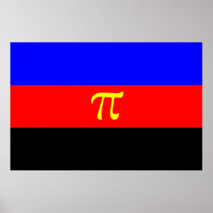 Poster Sinalizador do Orgulho Polimário