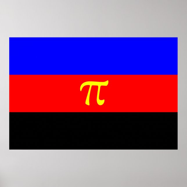 Poster Sinalizador do Orgulho Polimário (Frente)