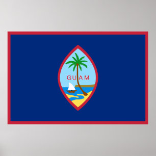 Poster Sinalizador Guam
