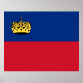 Poster Sinalizador Liechtenstein