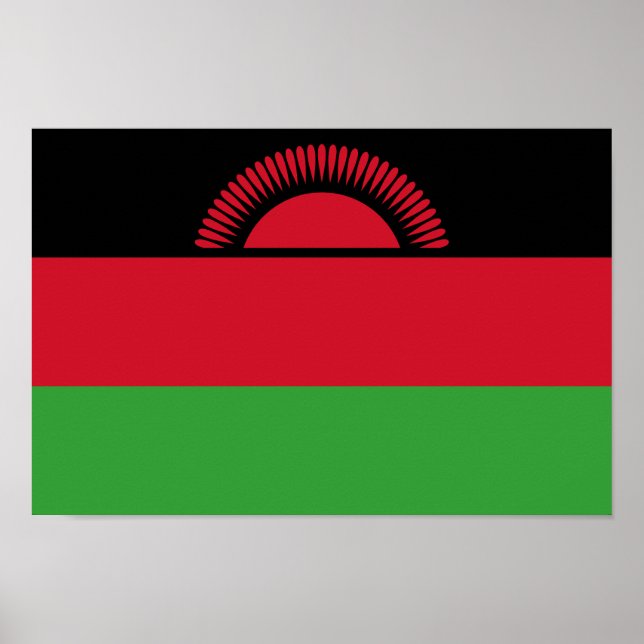 Poster Sinalizador Malawi (Frente)