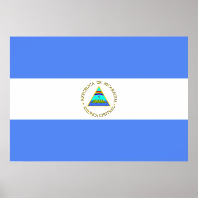 Pôster Sinalizador Nicarágua (Frente)