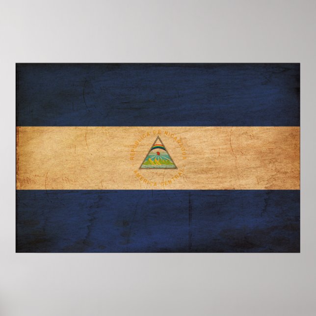 Pôster Sinalizador Nicarágua (Frente)
