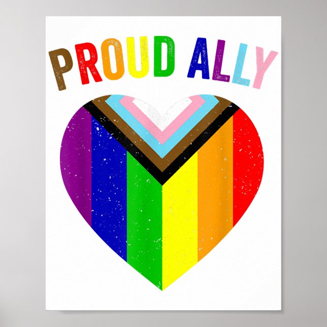 Poster Sinalizador Ordenado do Orgulho Transgênero Gay PO (Frente)