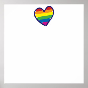 Poster Sinalizador Orgulho gay