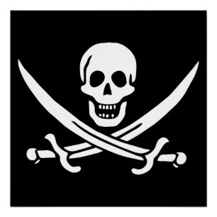 Pôster Sinalizador Pirate