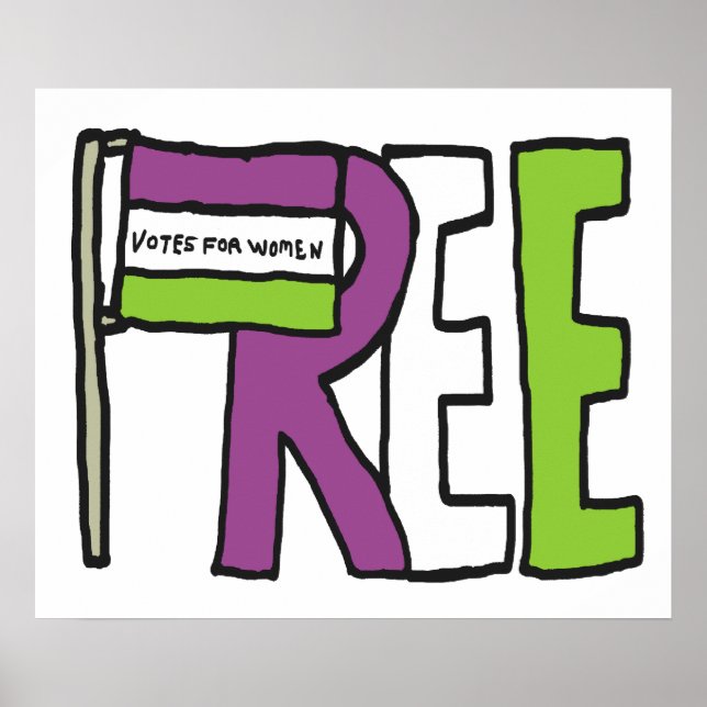 Poster Sinalizador Suffragette (Frente)