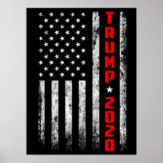 Poster Sinalizador Trump 2020