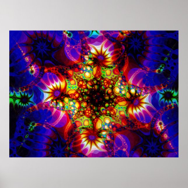 Pôster Sinapse da mente Holográfica (Frente)