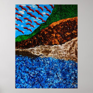 Pôster "Sincronicidade 3 (alto contraste) "