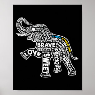 Poster Sindroma de Abaixo do Elefante Motivat