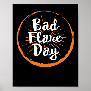 Poster Sindroma de Dor Regional Complexa do Dia de Flare