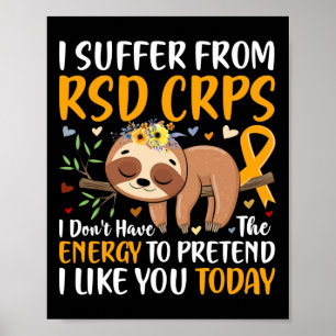 Poster Sindroma Regional de Dor Complexa do CRPS RSD Sens