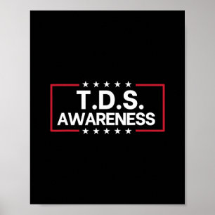 Poster Síndrome de Desarranjo de Trump Tds Divertido Supo
