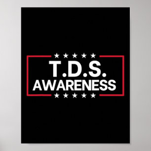 Poster Síndrome de Desarranjo de Trump Tds Engraçado Supo