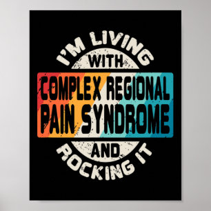 Poster Síndrome de Dor Regional Complexa Crps Rsd Conscie