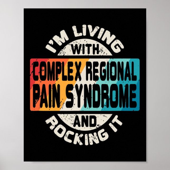 Poster Síndrome de Dor Regional Complexa Crps Rsd Conscie (Frente)
