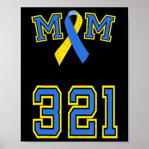 Poster Síndrome de Down Sensibilização 21 Mãe Mulheres T 