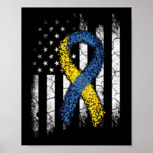 Poster Síndrome de Down Sensibilização Nós Pai de Sinaliz