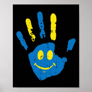 Poster Síndrome de Down Sensibilização Sorria Trisomia 21