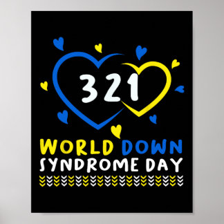 Poster Síndrome de Down Sensibilização Trisomy 21 Down Sy