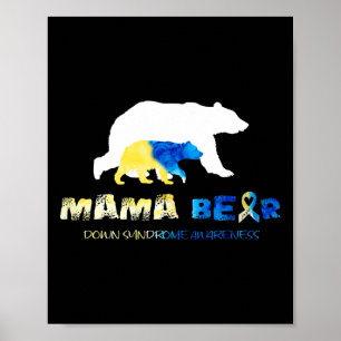Poster Síndrome de Mama Bear Baixo Sobreviventes de Consc