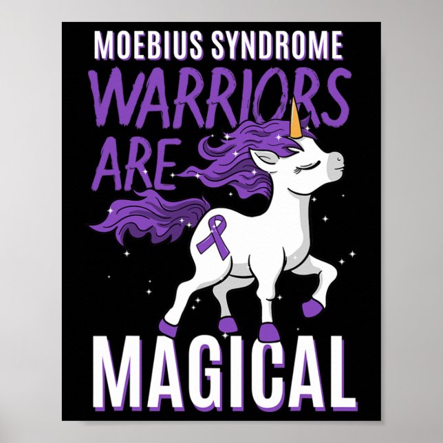Poster Síndrome de Moebius Guerreiro Unicorn Mobius Par F (Frente)