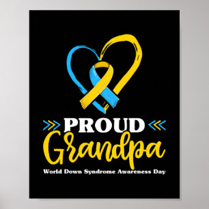 Poster Síndrome de Proud Down Vovô Sensibilização Vov