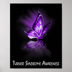 Poster Síndrome de Turner da Fita da Borboleta Sensibiliz