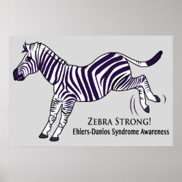 Pôster Síndrome de Zebra Strong-Ehlers-Danlos