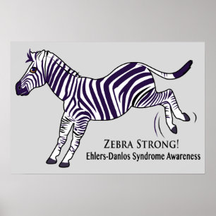 Pôster Síndrome de Zebra Strong-Ehlers-Danlos