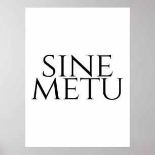 Poster Sine Metu - Sem Medo