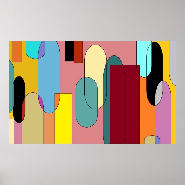 Poster Sinfonia da Natureza - Cama de Água Tranquila (Frente)