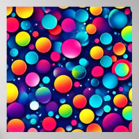 Sinfonia de bolha colorida