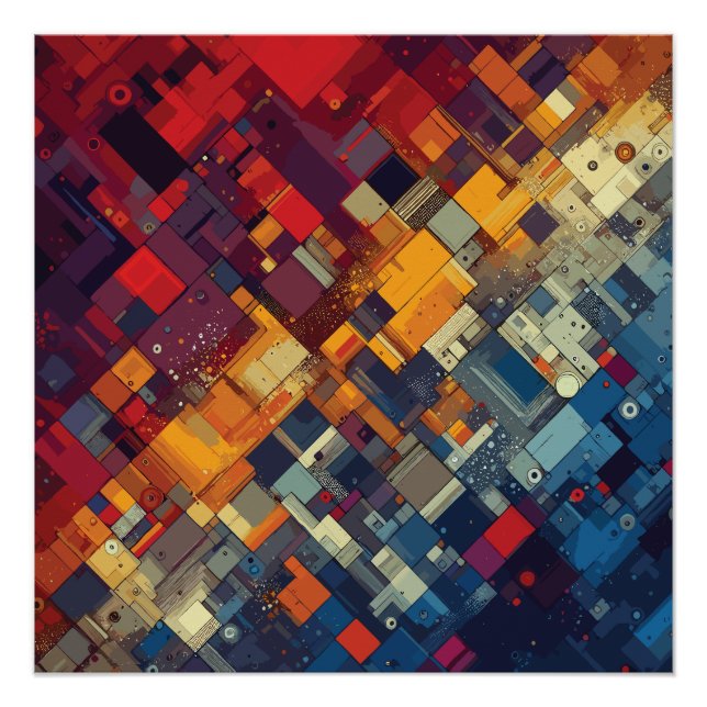 Pôster Sinfonia de Formas e Cores (Frente)