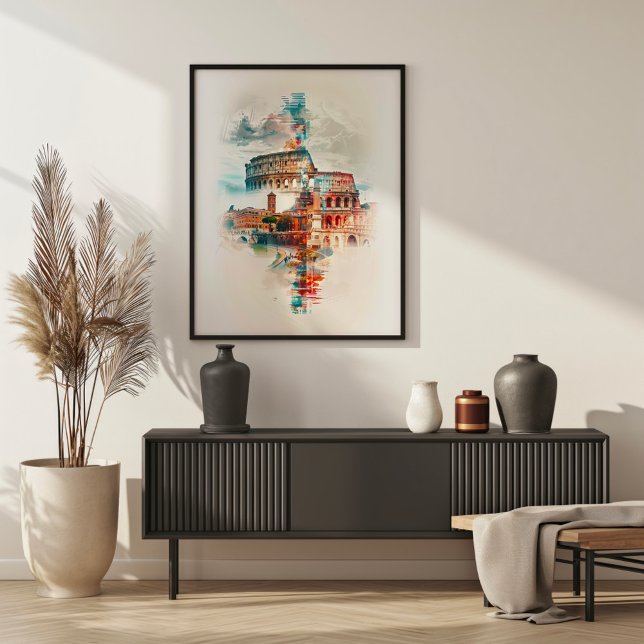 Poster Sinfonia de Roma: Fonte Colosseum & Trevi (Criador carregado)