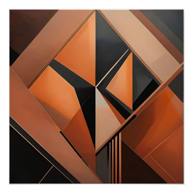 Pôster Sinfonia dos ângulos e dos tons de terra (Frente)