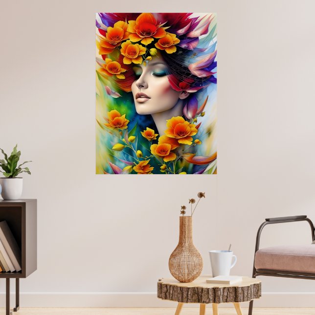 Poster Sinfonia espantosa das flores (Sala de Estar 3)