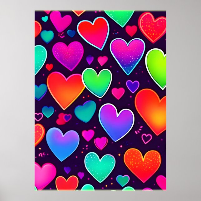 Poster Sinfonia Neon Heart (Frente)