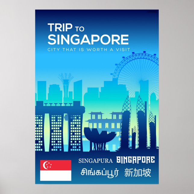 Poster Singapura (Frente)
