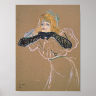 Pôster Singi de Henri de Toulouse-Lautrec   Yvette