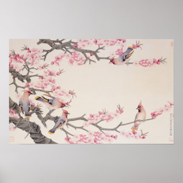 Poster Singing Birds in Spring (Frente)